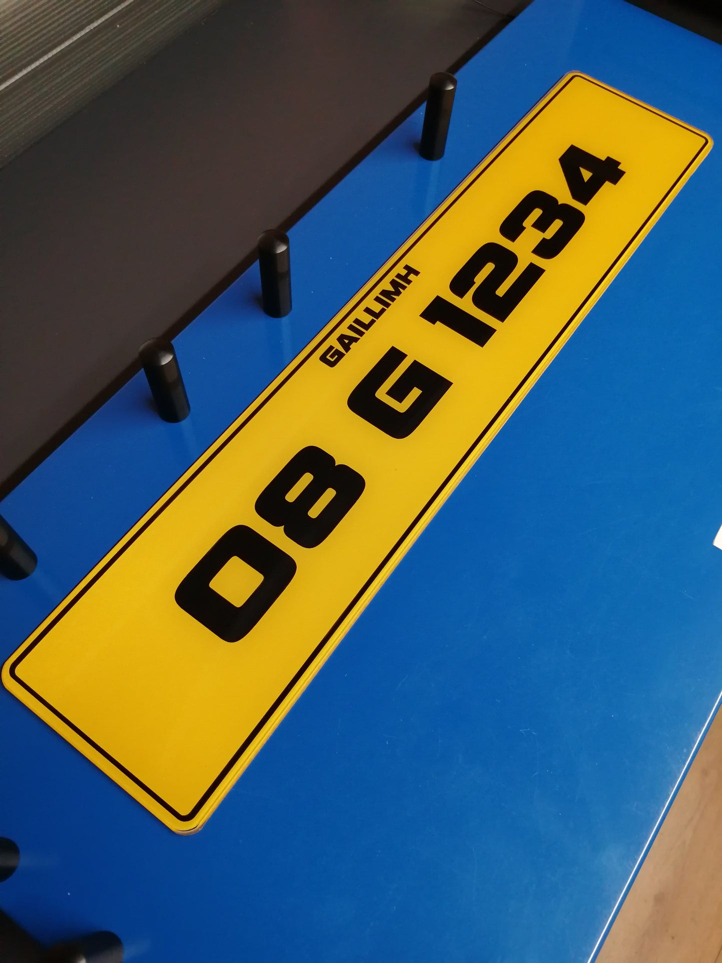 Sporty Font Plates